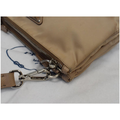PRADA Re-Edition 2000 Nylon Shoulder Bag Tan