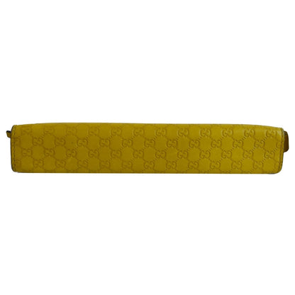 GUCCI Microguccissima Pencil Pouch Yellow 256579