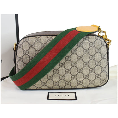 GUCCI Neo Vintage GG Supreme Canvas Messenger Bag Beige 476466