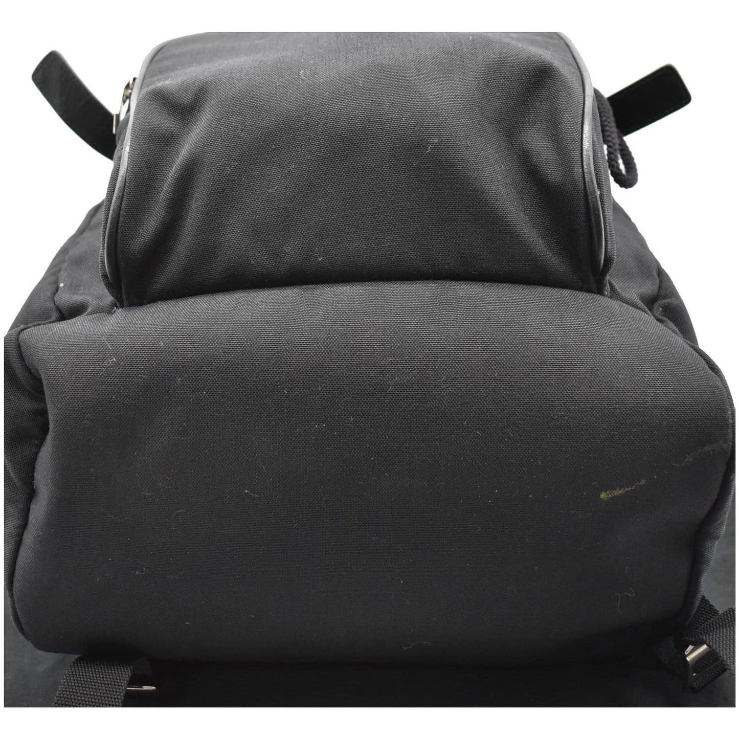 YVES SAINT LAURENT Hunting Rucksack Canvas Backpack Bag Black