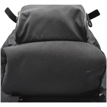 YVES SAINT LAURENT Hunting Rucksack Canvas Backpack Bag Black