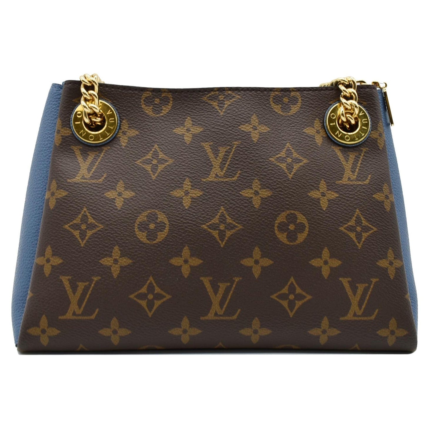 LOUIS VUITTON Surene BB Monogram Canvas Shoulder Bag Blue Jean