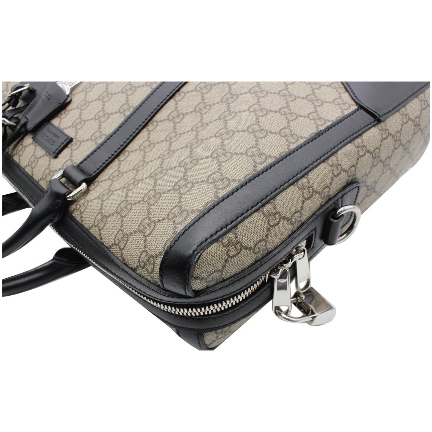 GUCCI Eden GG Supreme Canvas Briefcase Bag Beige 406384