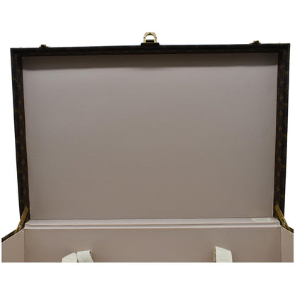 LOUIS VUITTON Bisten 70 Monogram Canvas Suitcase Bag Brown