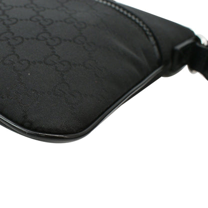 GUCCI Nylon GG Canvas Messenger Bag Black 449183