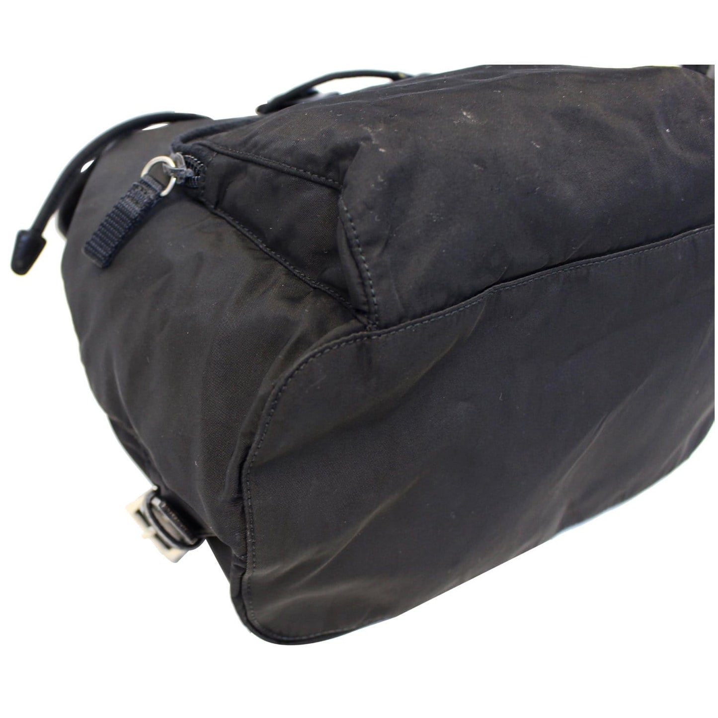 PRADA Nylon Backpack Bag Black