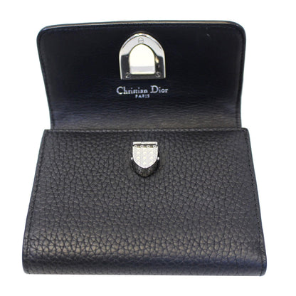Christian Dior Noir Black Leather Wallet