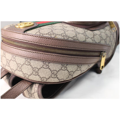 GUCCI Ophidia GG Small Web Backpack Beige 547965