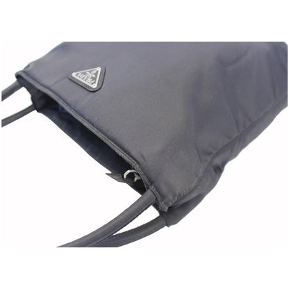 PRADA Tessuto City Nylon Shoulder Bag Black
