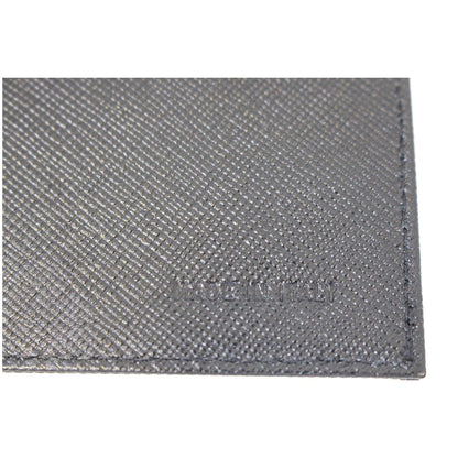 PRADA Nylon Checkbook Cover Wallet Black