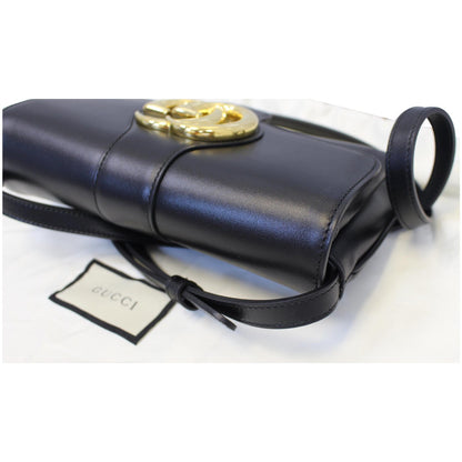 GUCCI Arli Small Leather Shoulder Bag Black 550129