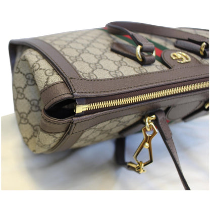 GUCCI Ophidia Medium GG Supreme Tote Shoulder Bag Beige 524537