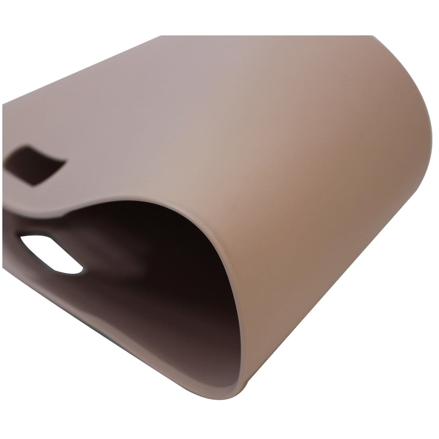 GUCCI Gomma Logo Rubber Tote Bag Pale Pink