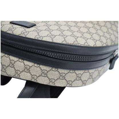 GUCCI GG Monogram Supreme Backpack Bag Beige 406370