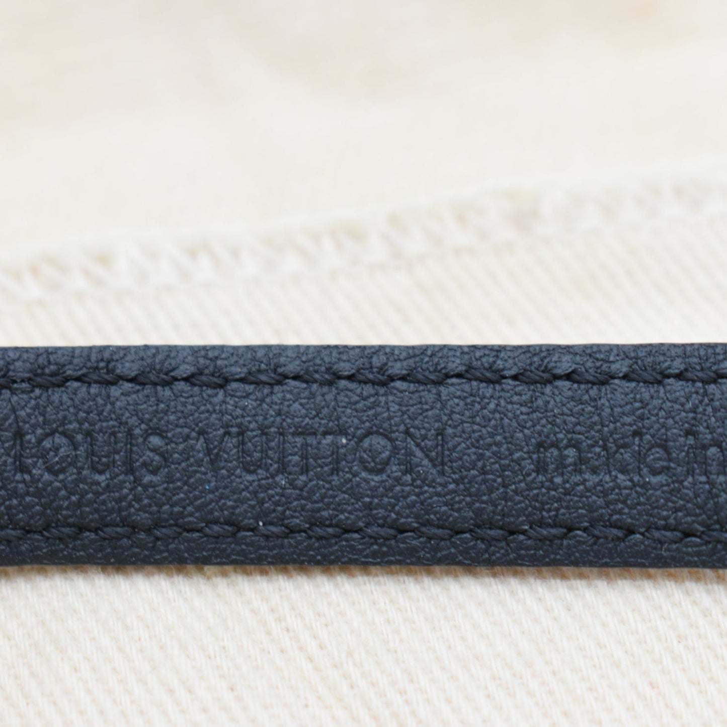 LOUIS VUITTON Lock Me Monogram Canvas Bracelet Brown Size 19