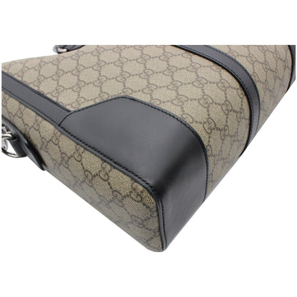 GUCCI Eden GG Supreme Canvas Briefcase Bag Beige 406384