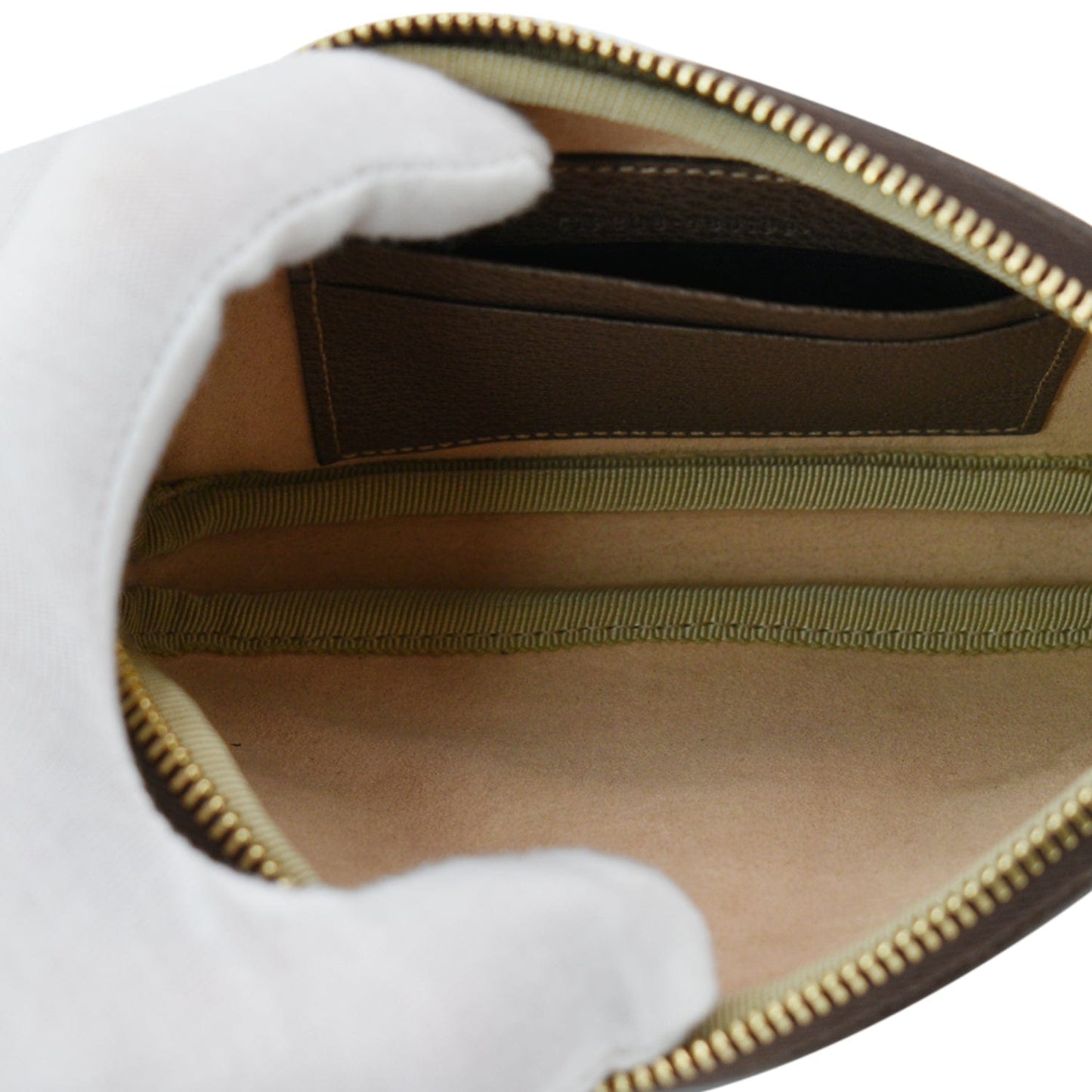 GUCCI Ophidia GG Supreme Canvas Web Belt Bag Brown 519308