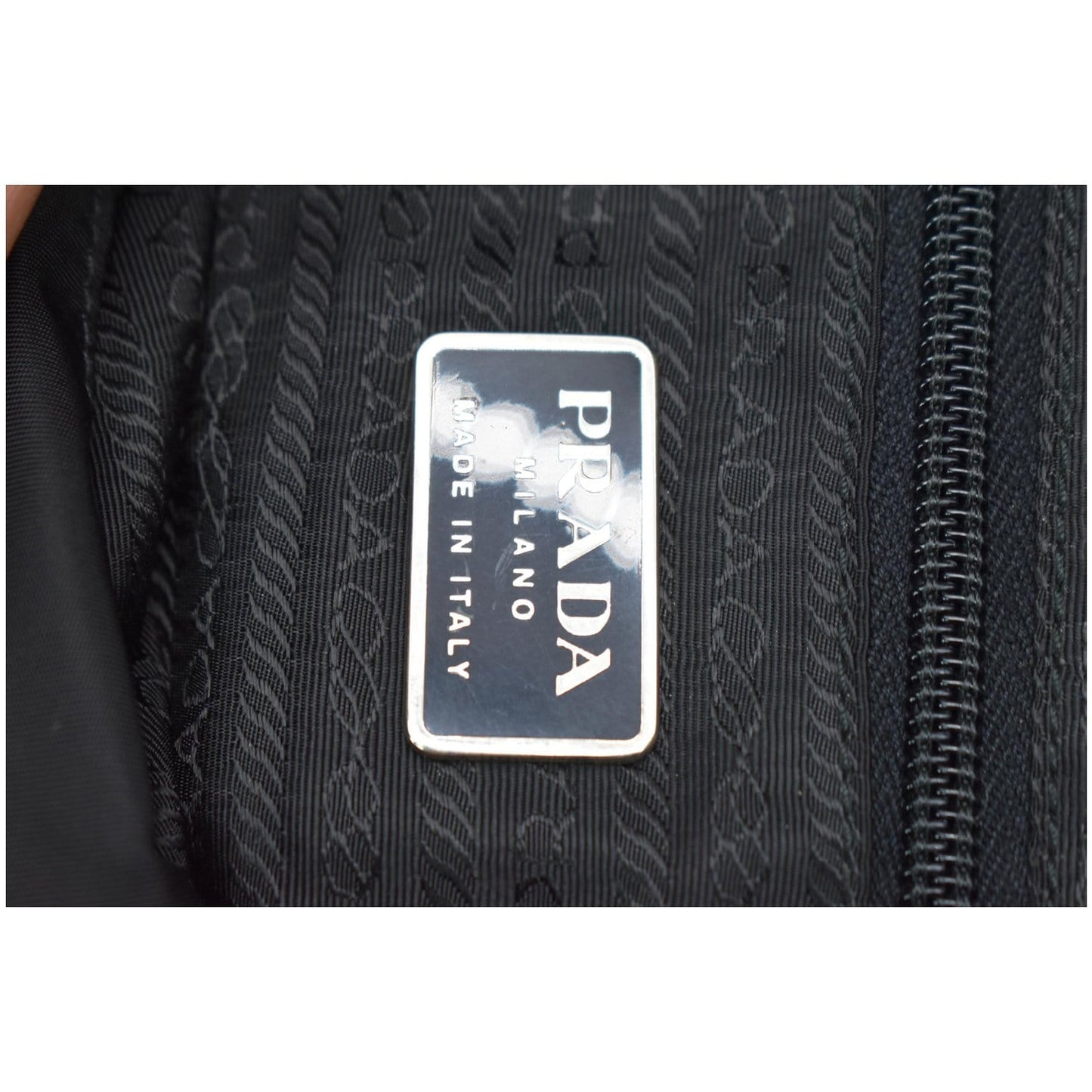 PRADA Nylon Backpack Bag Black
