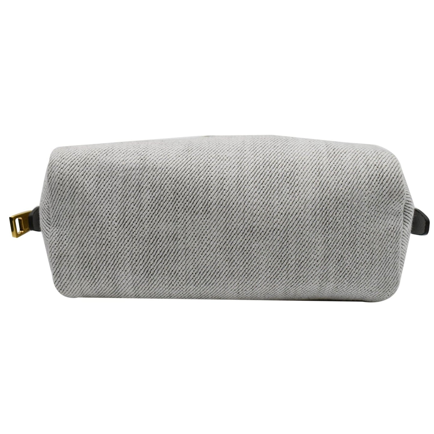 PRADA Milano Denim Canvas Pouch Bag Grey - 10% OFF