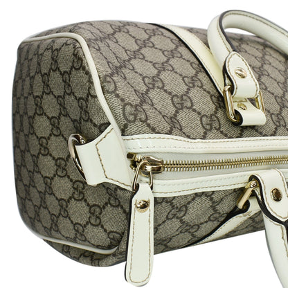 GUCCI GG Plus Joy Monogram Canvas Boston Bag Beige 193603