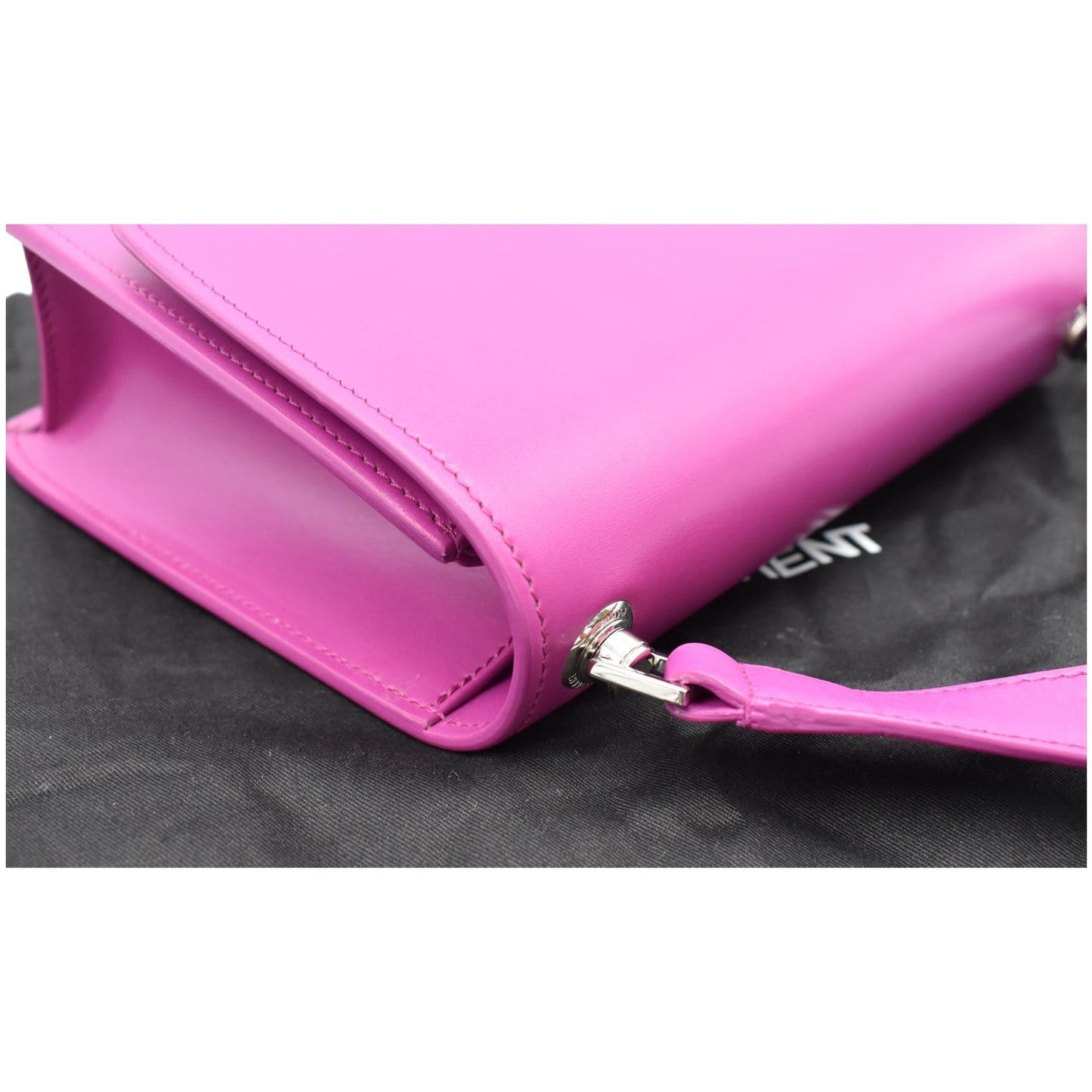 YVES SAINT LAURENT Le Carre Leather Shoulder Bag Pink - 10% OFF