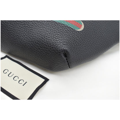 GUCCI Print Small Leather Belt Small Waist Bum Bag Black 527792 - 10% OFF