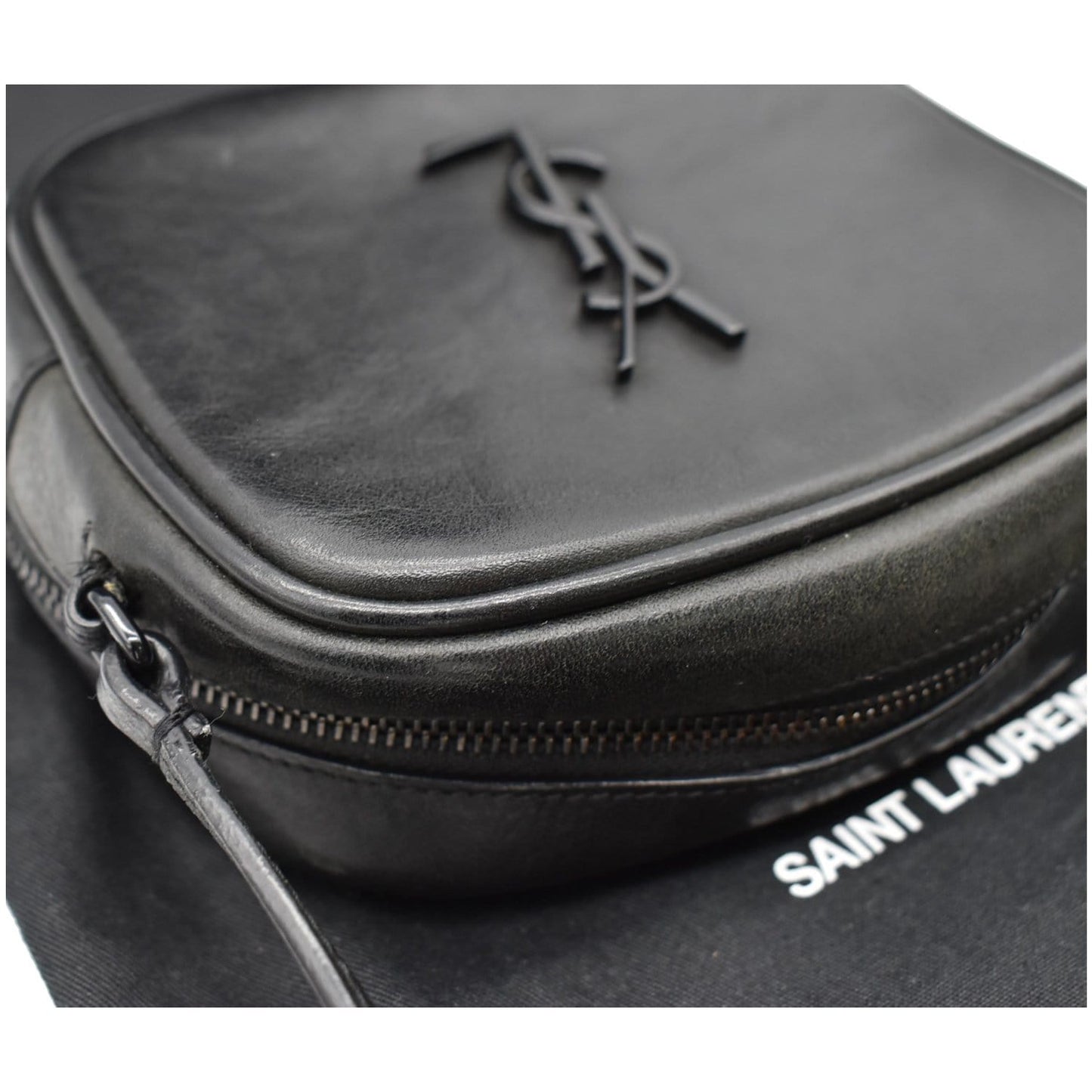 YVES SAINT LAURENT Blogger Leather Crossbody Bag Black - 20% OFF