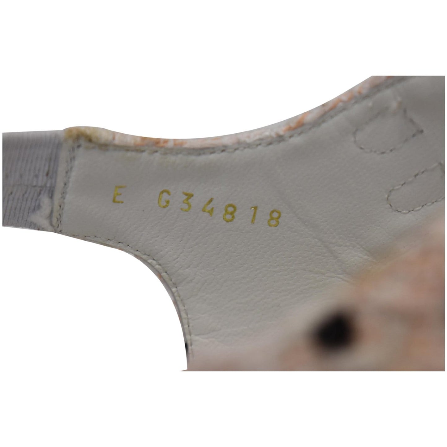 CHANEL Thong Tweed Sandals Off White Size 40
