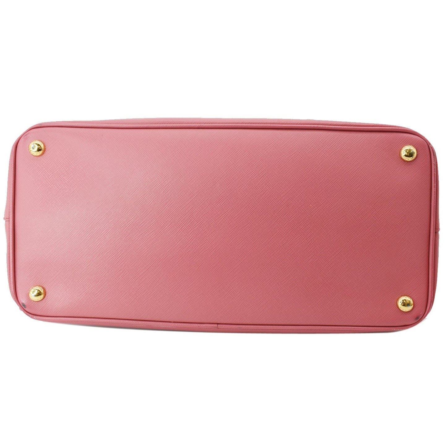 PRADA Galleria Large Double Zip Saffiano Leather Tote Bag Pink