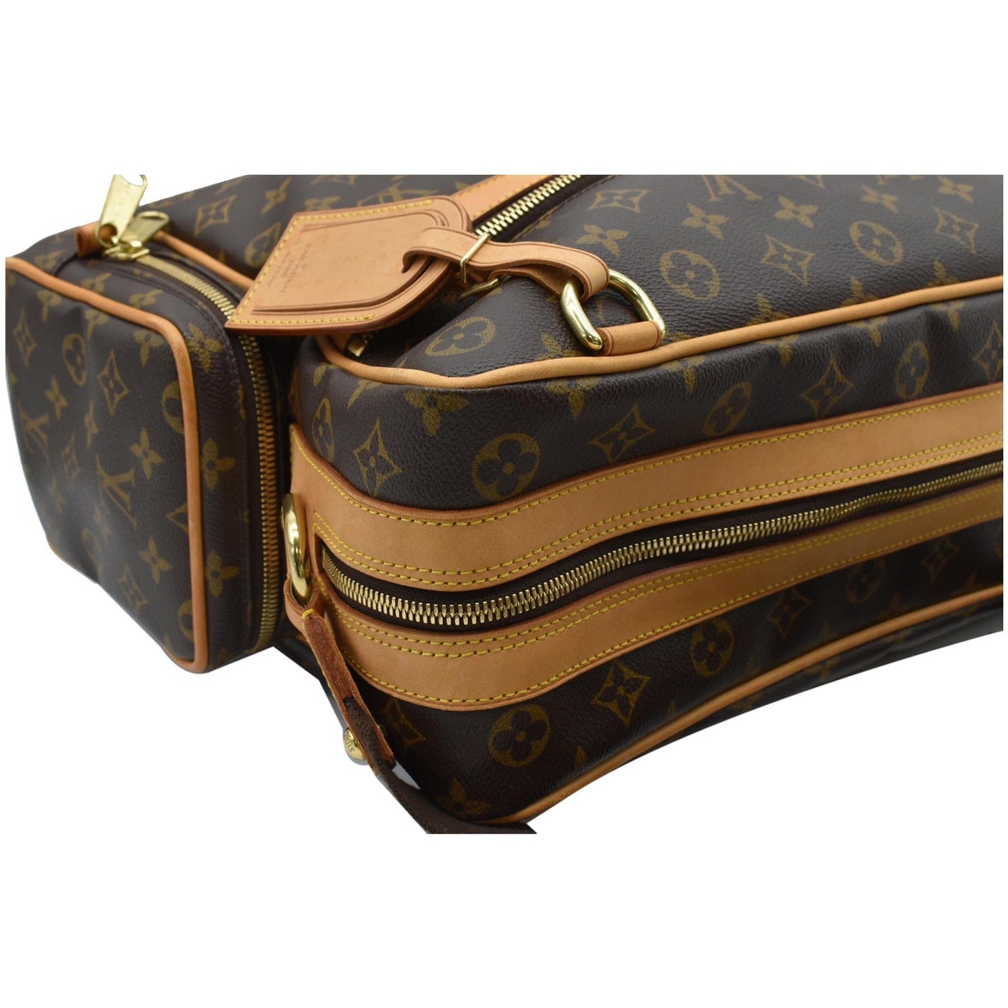 LOUIS VUITTON Sac Squash Monogram Canvas Shoulder Bag Brown