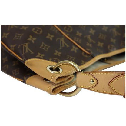 LOUIS VUITTON Galliera GM Monogram Canvas Shoulder Bag Brown