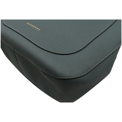 BURBERRY Bucket Leather Shoulder Bag Blue