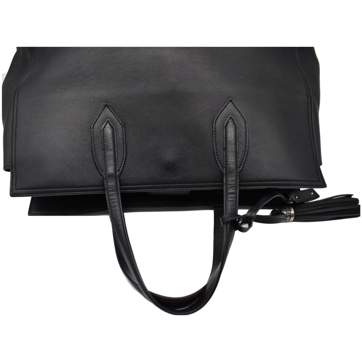 YVES SAINT LAURENT Amber Medium Leather Tote Bag Black