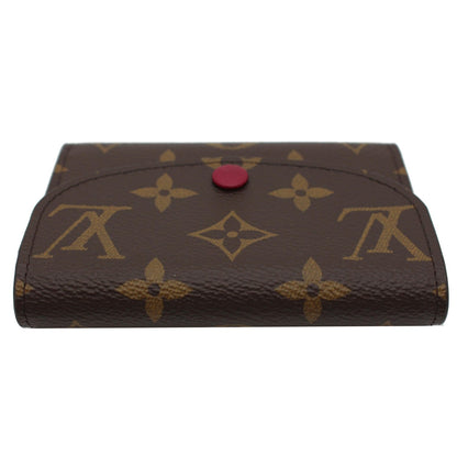 LOUIS VUITTON Rosalie Monogram Canvas Coin Purse Fuchsia