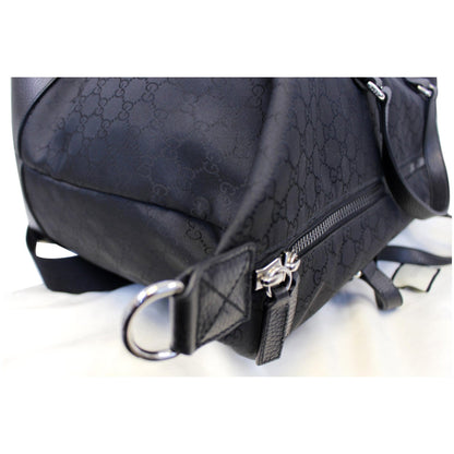 Gucci Nylon GG Guccissima XL Travel Duffle Luggage Bag 449180