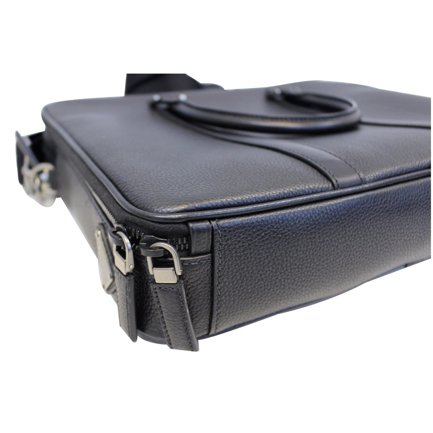 PRADA Saffiano Laptop Bag Grey - Last Call