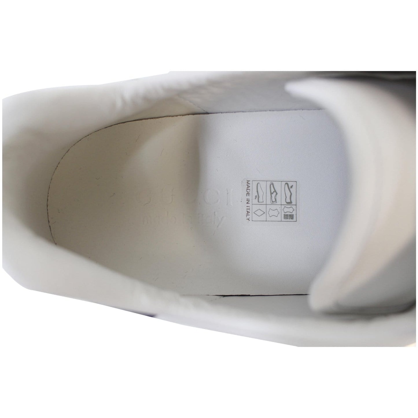 GUCCI Ace Low-Top With Removable Patches Sneaker White 477107 US 9