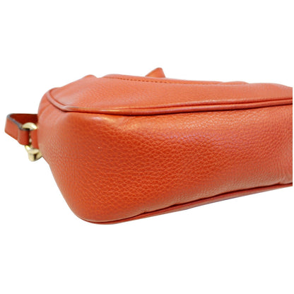 GUCCI Soho Disco Pebbled Leather Small Crossbody Bag
