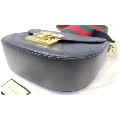 GUCCI Padlock GG Guccissima Signature Leather Shoulder Bag 453189