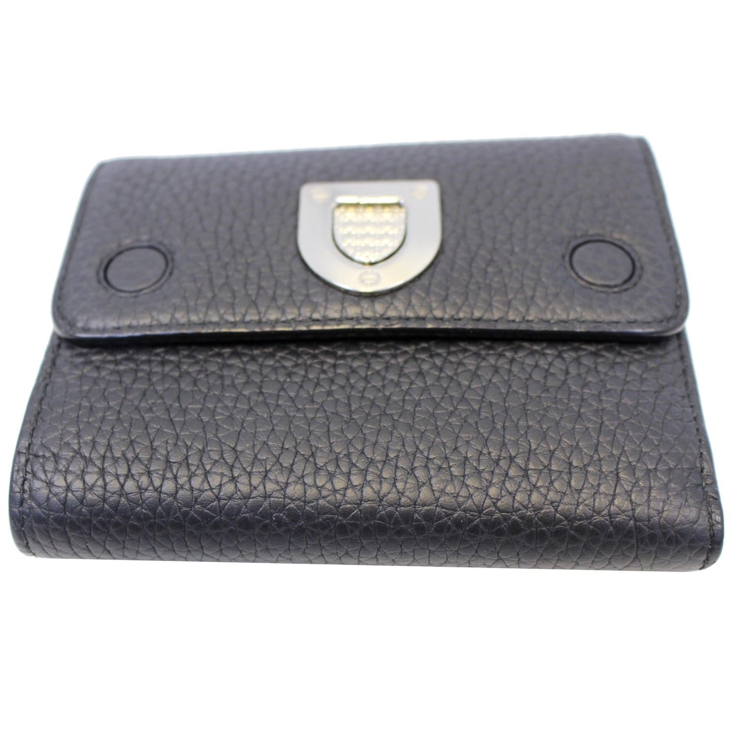 Christian Dior Noir Black Leather Wallet