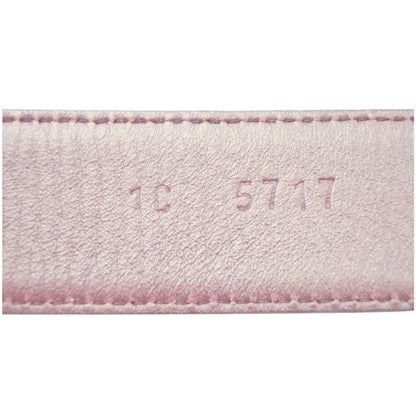 PRADA Saffiano Leather Logo Belt Red 34/85