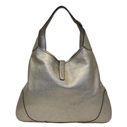 GUCCI Web Jackie O Bouvier Medium Leather Hobo Bag