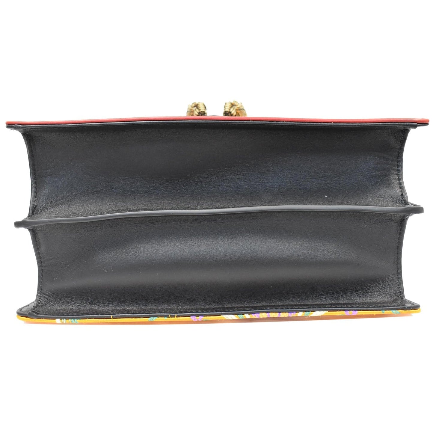 GUCCI Dionysus Medium Top Handle Floral Jacquard Shoulder Bag Gold 448075