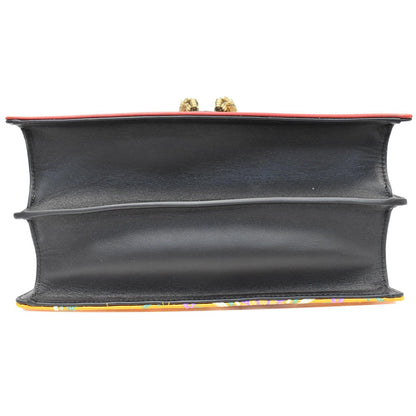 GUCCI Dionysus Medium Top Handle Floral Jacquard Shoulder Bag Gold 448075
