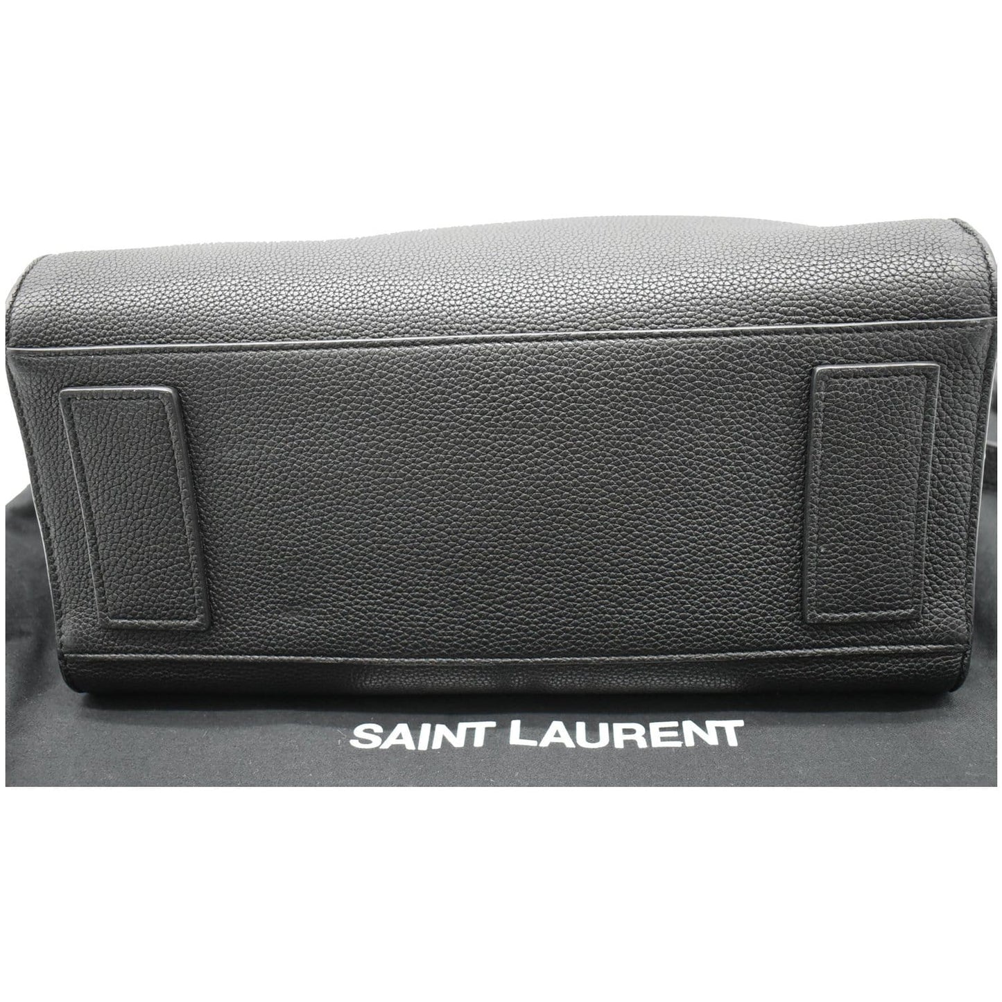 YVES SAINT LAURENT Sac de Jour Small Grained Leather Shoulder Bag Black