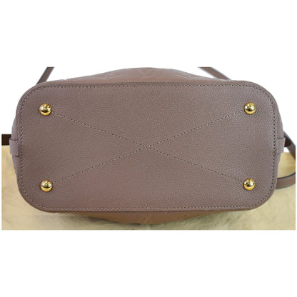LOUIS VUITTON Mazarine PM Monogram Empreinte Shoulder Bag Taupe