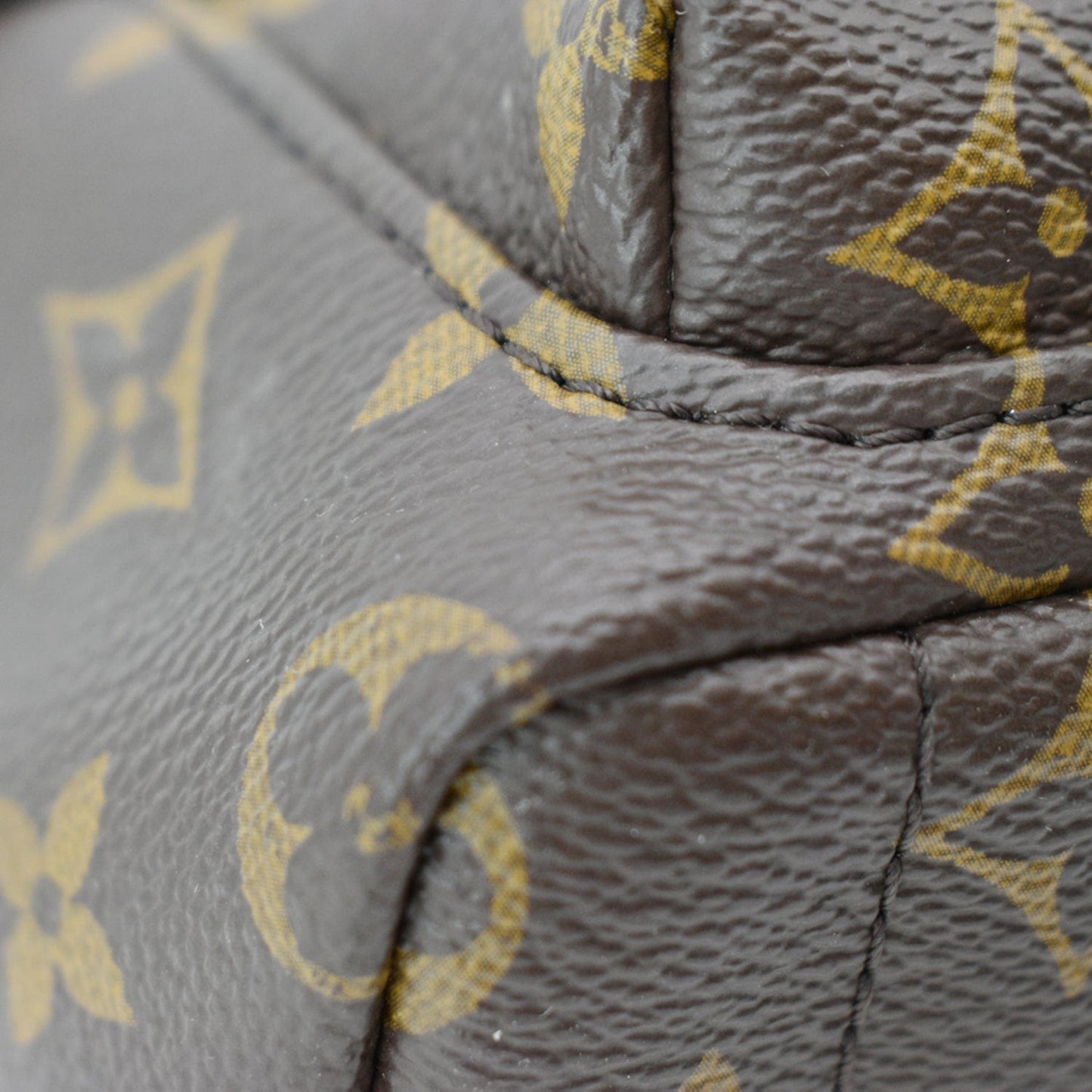 LOUIS VUITTON Palm Springs Mini Monogram Canvas Backpack Brown