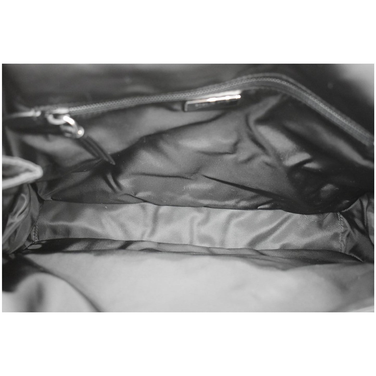 PRADA Large Padded Re-Nylon Shoulder Bag Black