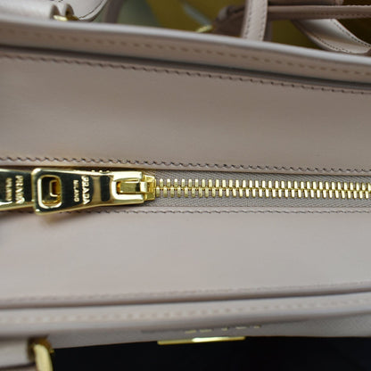 PRADA Lux Metropolis Saffiano Leather Tote Bag Cipria  - Hot Deals