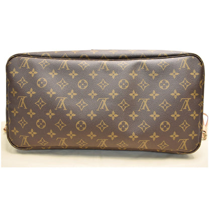 LOUIS VUITTON Neverfull GM Monogram Canvas Shoulder Bag Brown